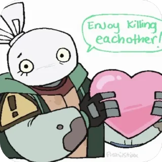 Telegram sticker 🩷 Garbo🐇🐇🐇