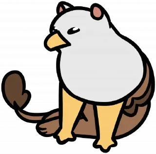 Telegram sticker 😶 Mallow is back