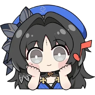 Sticker 🎶 WuWa @wuthering_waves_ua :: @fStikBot