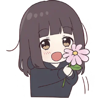 Sticker 🌸 Куруми-чан 7 @Nyasticks
