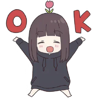 Telegram sticker 👌 Куруми-чан 7 @Nyasticks