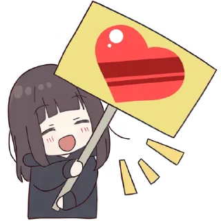Telegram sticker 🫶 Куруми-чан 7 @Nyasticks