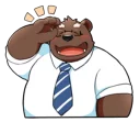 Telegram sticker 🙂 Bear Dad