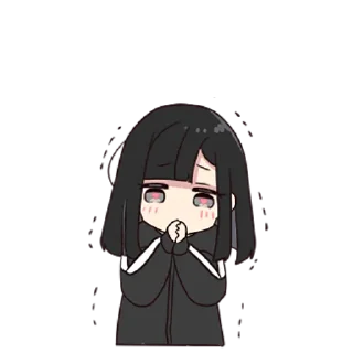 Telegram sticker 🙊 Юрудура-тян @nyasticks