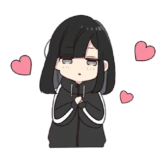 Telegram sticker 🥰 Юрудура-тян @nyasticks
