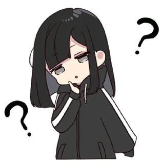 Video sticker 🤔 Юрудура-тян @nyasticks