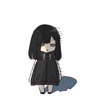 Telegram sticker 😒 Юрудура-тян @nyasticks