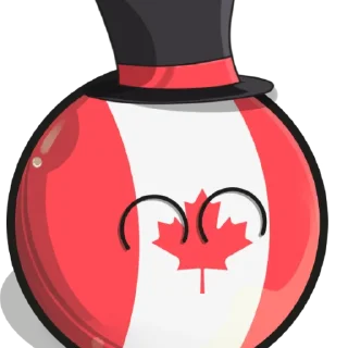 Sticker 😁 Countryballs by @Skendy123 and @second_B0