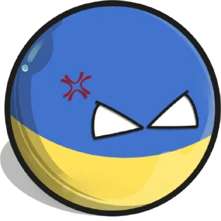 Video sticker 😾 Countryballs by @Skendy123 and @second_B0