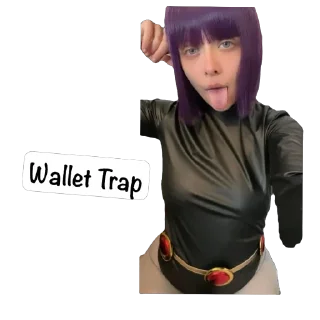 Telegram sticker 🫥 Goth Ravêñ