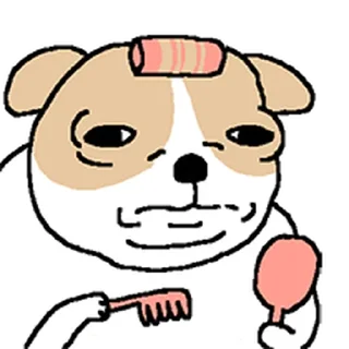 Telegram stiker ⭐ 치왈왈 @moe_sticker_bot